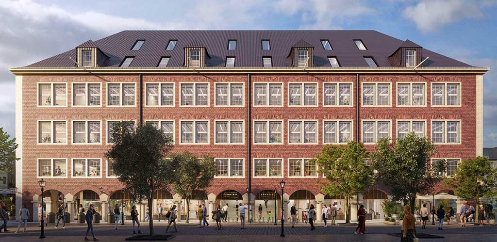 Fassade der alten Kämmerei Düsseldorf, office von HLB Schumacher Ganteführer